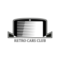 Retro cars club  logo