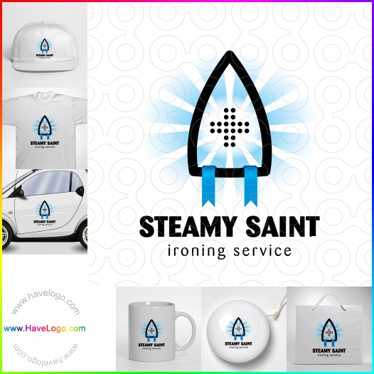 このSteamy Saintのロゴデザインを購入する - 61336
