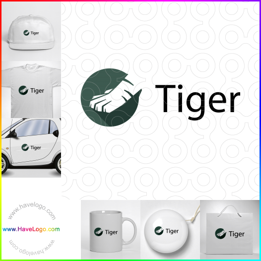 логотип тигр - 39629