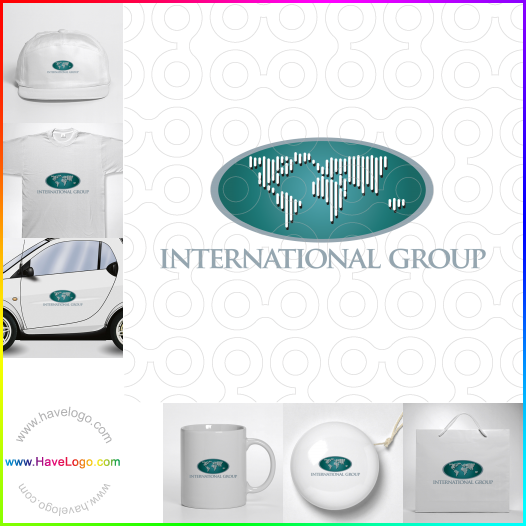 internationales Geschäft logo 28907