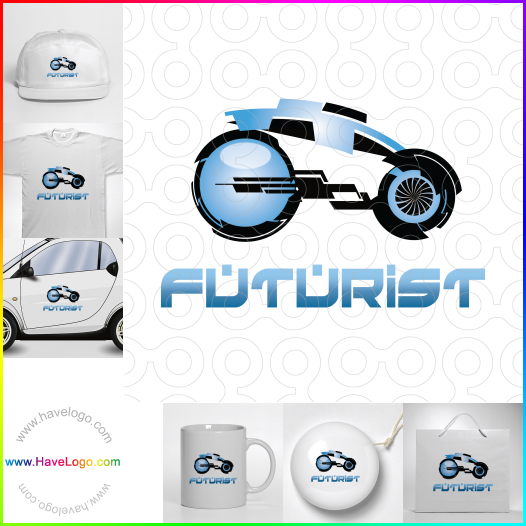 buy futuristic logo 4189