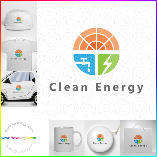 このクリーンエネルギーのロゴデザインを購入する - 65494