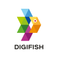 логотип Цифровая рыба