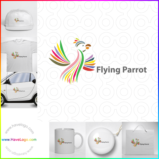 логотип Летающий попугай - 63459