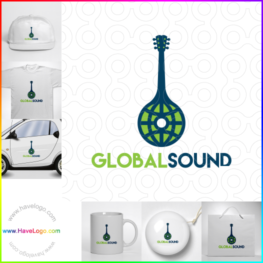 購買此全球的聲音logo設計66739