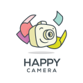Glückliche Kamera logo