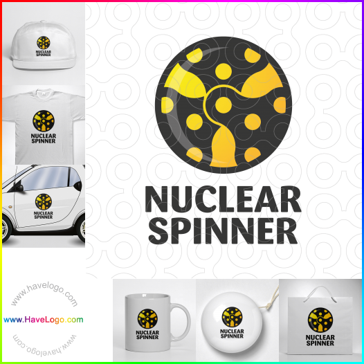 логотип Nuclear Spinner - 63995