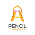Bleistift Kompass logo