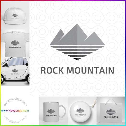 購買此岩石山logo設計66467