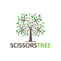 логотип Дерево ножниц