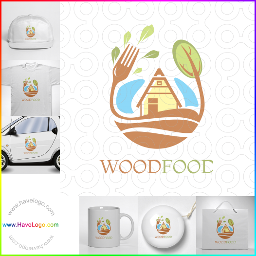 購買此木的食物logo設計60607