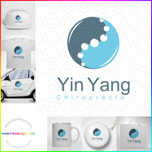 логотип Yin Yang Chiropractor - 64612