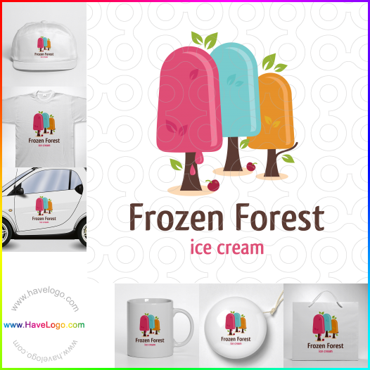 gefrorenen Joghurt logo 51782