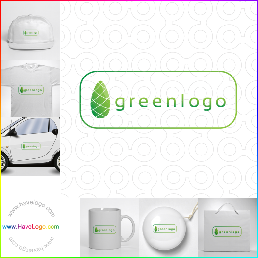 логотип зеленый - 1466