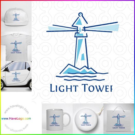 購買此燈塔logo設計56579