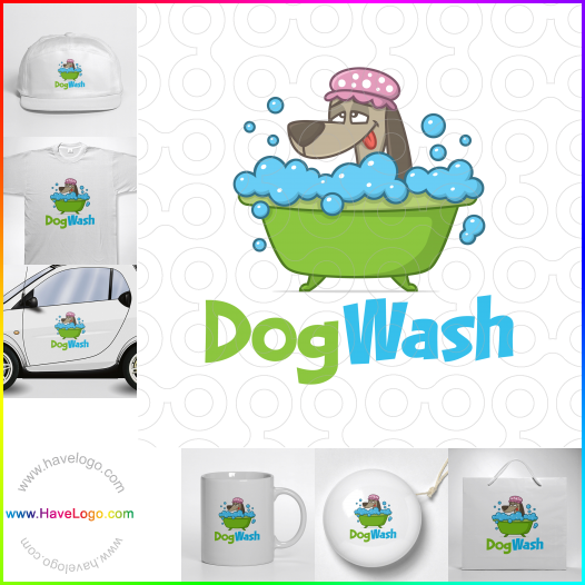 логотип Вымойте собаку - 62722