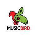 логотип Музыка Bird