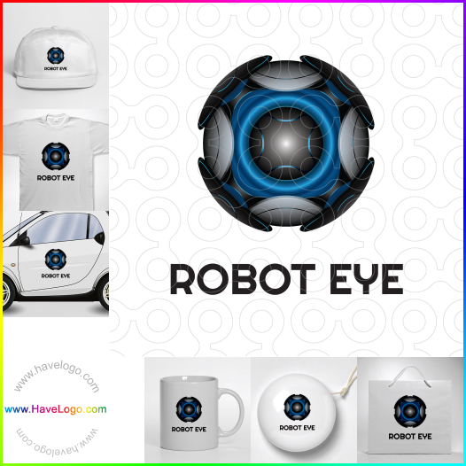 購買此機器人的眼睛logo設計67346