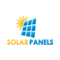 Logo панели солнечных батарей