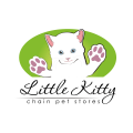 логотип котенок