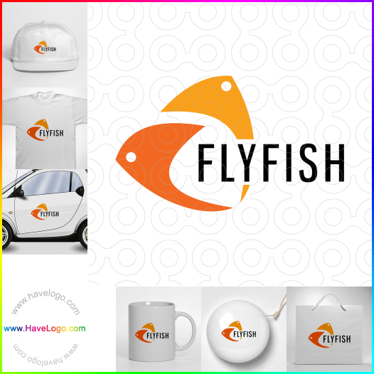 購買此釣魚logo設計30000