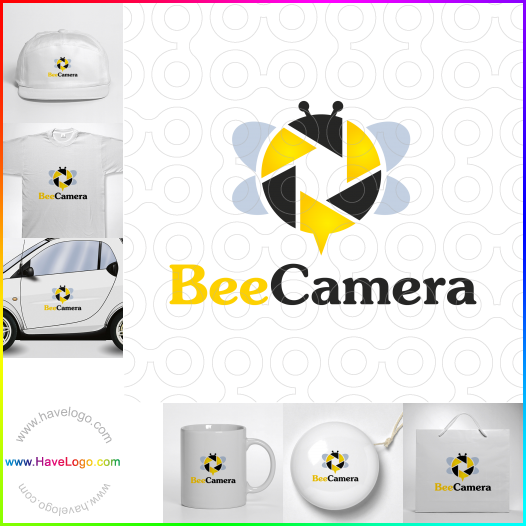 購買此蜜蜂的相機logo設計62602