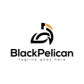 логотип Черный пеликан