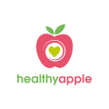 логотип Здоровое яблоко