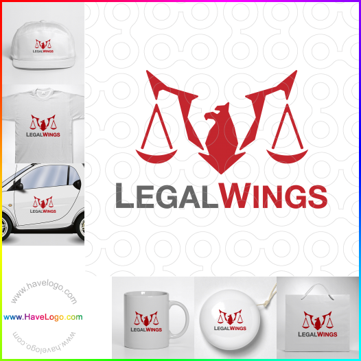 логотип Legal Wings - 62715