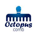 章魚梳Logo