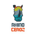  Rhinoceros Head  logo