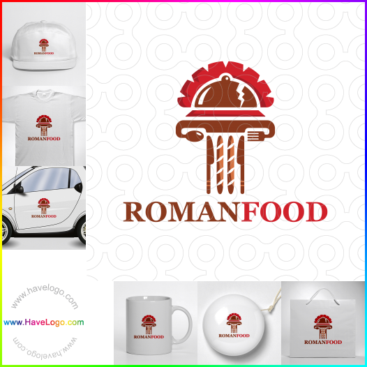 購買此羅馬食品logo設計60285