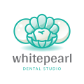 白珍珠牙科工作室Logo