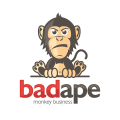 логотип обезьяна