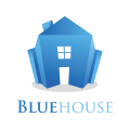 藍色 Logo