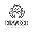 логотип деревянный