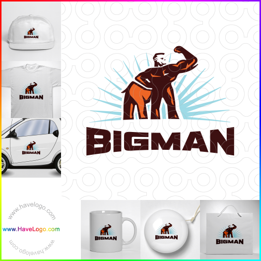 このビッグマンのロゴデザインを購入する - 61405