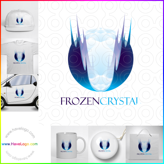 логотип Замороженный кристалл - 67015