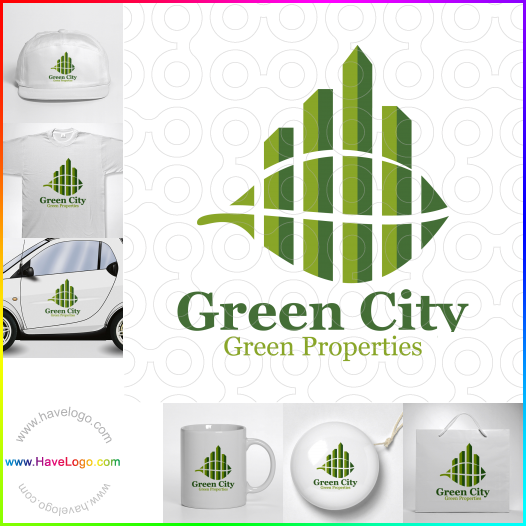 логотип Зеленый город - 60006