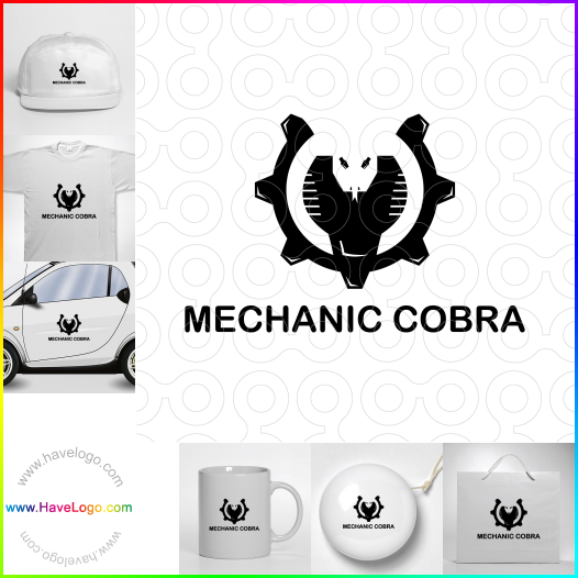 логотип Механическая кобра - 65438