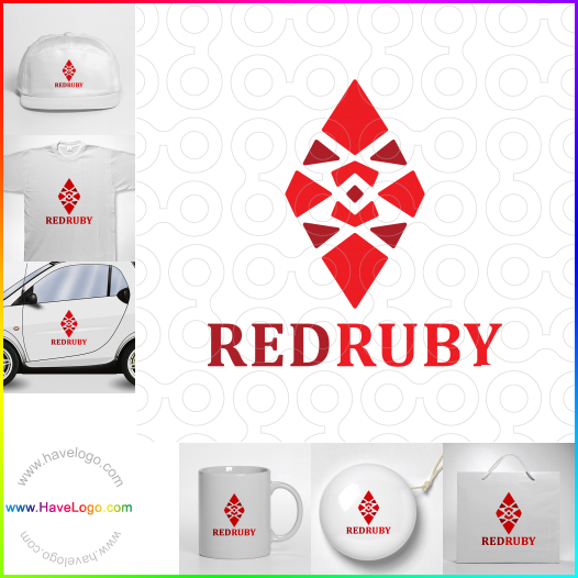 このRed Rubyのロゴデザインを購入する - 65321