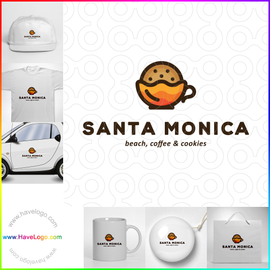 購買此聖莫尼卡logo設計61488