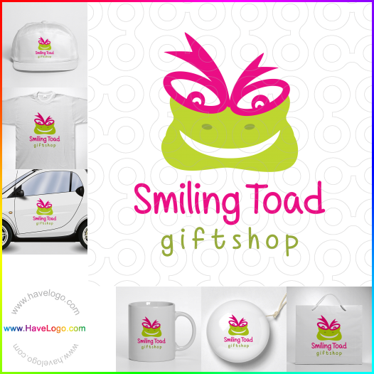 購買此微笑的蟾蜍logo設計62689