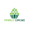 Spirally Cupcake  logo