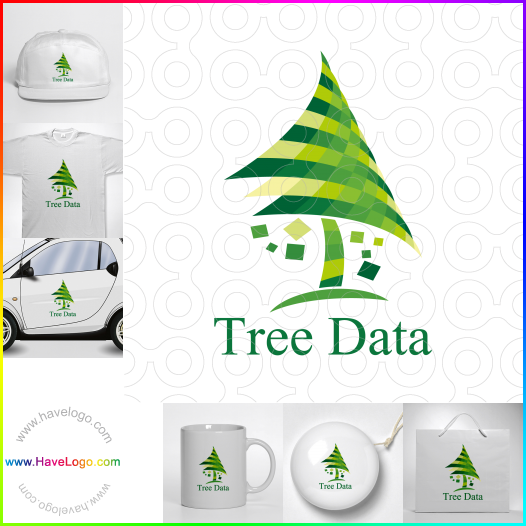 購買此樹的數據logo設計60035