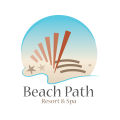 логотип пляж дома