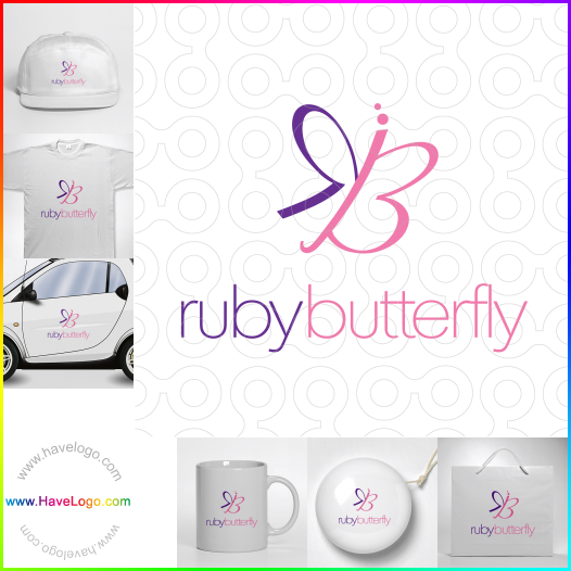 購買此蝴蝶logo設計27492