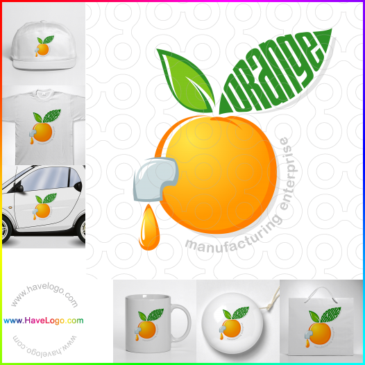 логотип фрукты - 16732