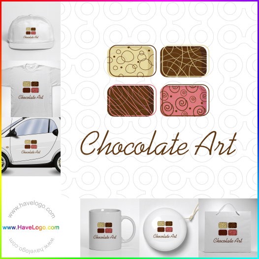 購買此進口巧克力制品logo設計44602