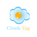 多雲的蛋Logo